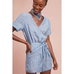 Sanctuary x Anthropologie Montana Tie-Front Romper